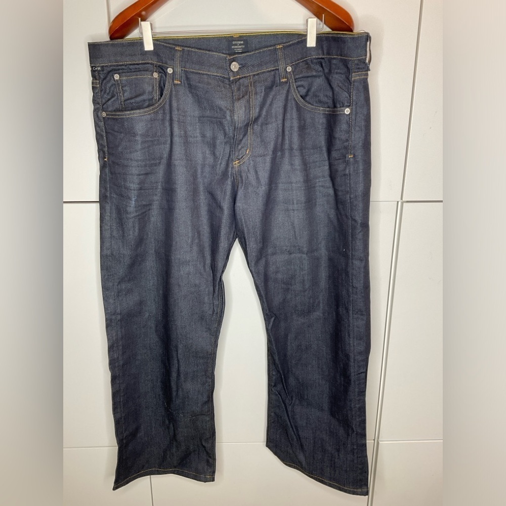 Citizens of Humanity Perfect Casual Straight  Sz 40 blue denim boot cut 45170